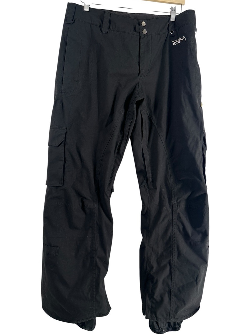 Burton stow cargo snow pants ski snowboard mountain outdoors warm sz lg